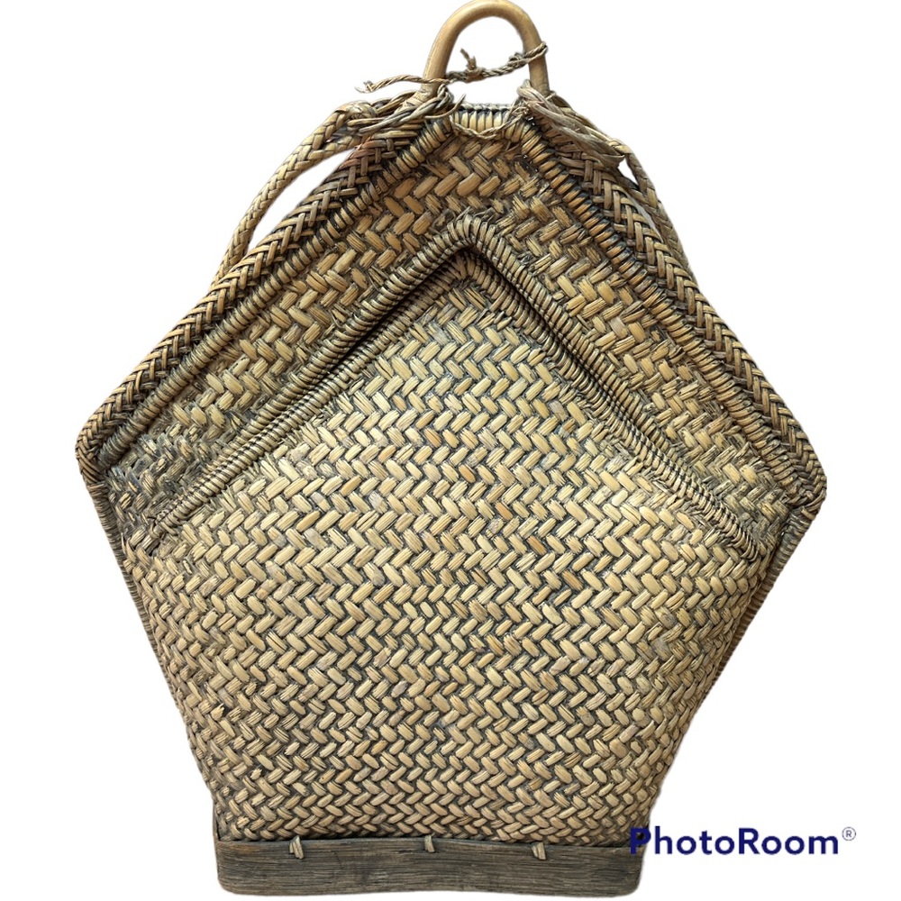 Woven Tan Backpack - Picture 5 of 10